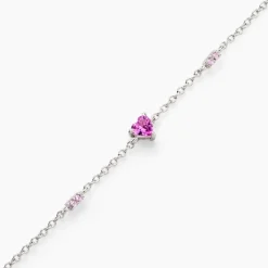 Bracelet Argent Blanc Declaration Oxyde De Zirconium-Histoire d'Or Best