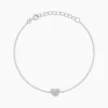 Histoire d'Or Bracelet Argent Blanc Deep In Love Oxyde De Zirconium