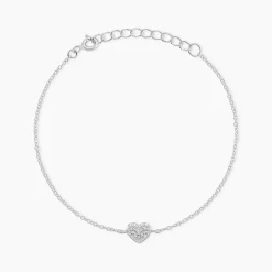 Histoire d'Or Bracelet Argent Blanc Deep In Love Oxyde De Zirconium