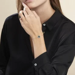 Bracelet Argent Blanc Deryn Verre Oxydes De Zirconium-Histoire d'Or Outlet