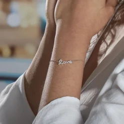 Bracelet Argent Blanc Elly Oxyde De Zirconium-Histoire d'Or New