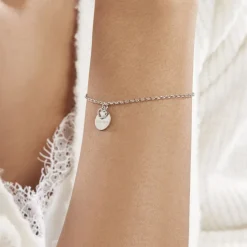 Histoire d'Or Bracelet Argent Blanc Euthalia