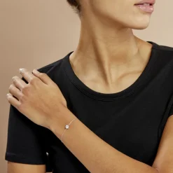 Histoire d'Or Bracelet Argent Blanc Lylwenn Oxyde De Zirconium