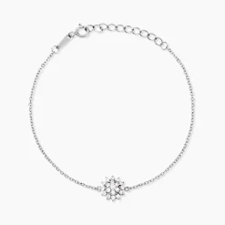Histoire d'Or Bracelet Argent Blanc Maximille Oxydes De Zirconium