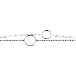 Histoire d'Or Bracelet Argent Blanc Merien