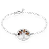 Histoire d'Or Bracelet Argent Blanc Odaya Ambre