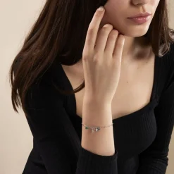 Bracelet Argent Blanc Paulino Pierres Artificelles-Histoire d'Or Clearance