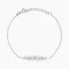 Bracelet Argent Blanc Precieux Flocon Oxyde De Zirconium-Histoire d'Or Hot