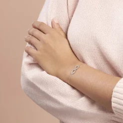 Bracelet Argent Blanc Rowan Oxyde De Zirconium-Histoire d'Or Best