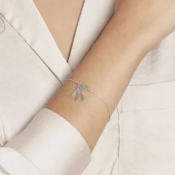 Histoire d'Or Bracelet Argent Blanc Sebastina