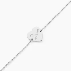 Bracelet Argent Blanc Sharla-Histoire d'Or Hot