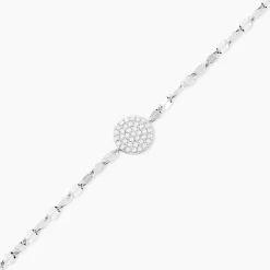 Histoire d'Or Bracelet Argent Blanc Turin Oxydes De Zirconium