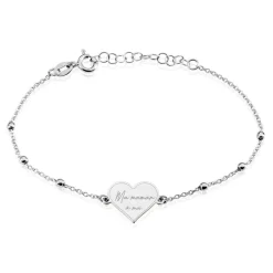 Histoire d'Or Bracelet Argent Blanc Valerien
