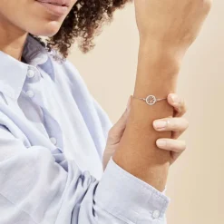 Histoire d'Or Bracelet Argent Blanc Vroon