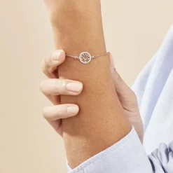 Histoire d'Or Bracelet Argent Blanc Vroon