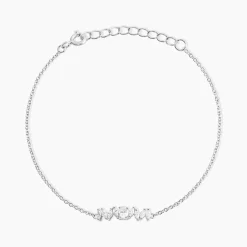 Histoire d'Or Bracelet Argent Blanc Winter Sweetness Oxyde De Zirconium