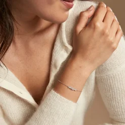 Histoire d'Or Bracelet Argent Blanc Winter Sweetness Oxyde De Zirconium