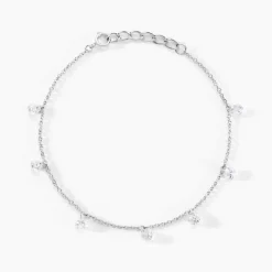 Bracelet Argent Collie Argent Blanc Oxyde-Histoire d'Or Best