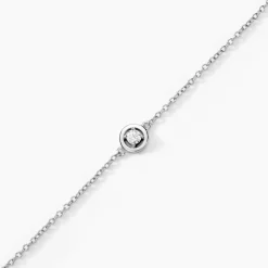 Bracelet Argent Laureto Oxydes De Zirconium-Histoire d'Or New