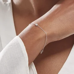 Bracelet Argent Lylwenn Oxydes De Zirconium-Histoire d'Or Best