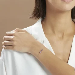 Bracelet Argent Rose Brenna Oxyde De Zirconium-Histoire d'Or Online