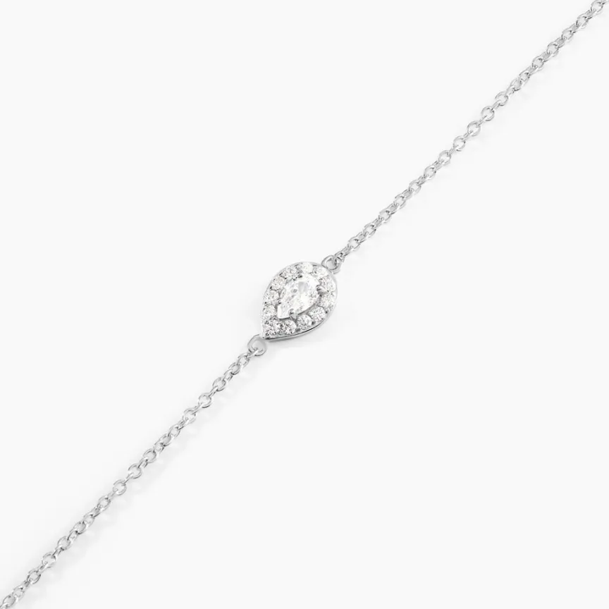 Bracelet Argent Tania Oxydes De Zirconium-Histoire d'Or Clearance