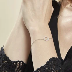 Histoire d'Or Bracelet Argent Ursine Oxydes De Zirconium