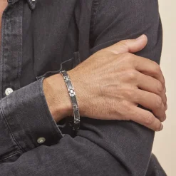 Bracelet Arnaud Acier Blanc-Histoire d'Or Outlet