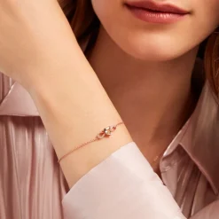 Bracelet Atieno Argent Rose Oxyde De Zirconium-Histoire d'Or