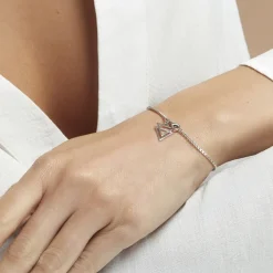 Histoire d'Or Bracelet Aune Argent Blanc