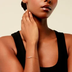 Histoire d'Or Bracelet Aurena Plaqué Or Jaune Oxyde De Zirconium