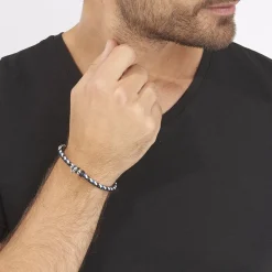 Histoire d'Or Bracelet Axel Acier Blanc