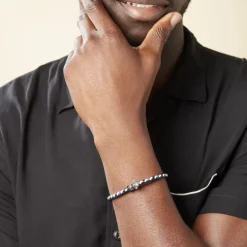 Histoire d'Or Bracelet Axel Acier Blanc