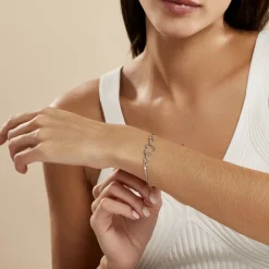 Histoire d'Or Bracelet Ayann Argent Blanc