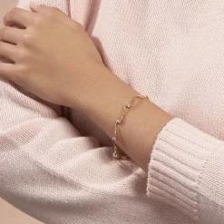 Bracelet Ayda Plaqué Or Jaune Oxyde De Zirconium-Histoire d'Or Online