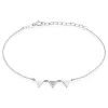 Histoire d'Or Bracelet Bartoumieu Argent Blanc Oxyde De Zirconium