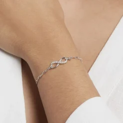 Bracelet Bastin Argent Blanc Oxyde De Zirconium-Histoire d'Or