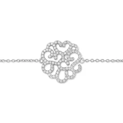 Bracelet Belambra Argent Blanc Oxyde De Zirconium-Histoire d'Or Sale