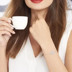 Bracelet Belambra Argent Blanc Oxyde De Zirconium-Histoire d'Or Sale