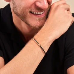 Histoire d'Or Bracelet Bellagio Acier Bicolore Oxyde De Zirconium