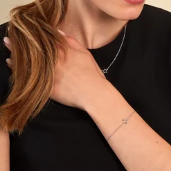 Histoire d'Or Bracelet Bess Argent Blanc