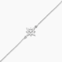 Bracelet Beverlie Argent Blanc Oxyde De Zirconium-Histoire d'Or Sale