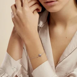 Bracelet Beverlie Argent Blanc Oxyde De Zirconium-Histoire d'Or Sale