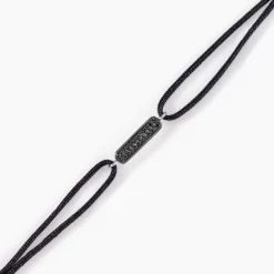 Histoire d'Or Bracelet Black Diamond Or Blanc Diamant Noirs