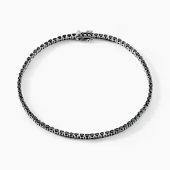 Histoire d'Or Bracelet Black Diamond Or Blanc Diamant Noirs