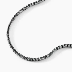Histoire d'Or Bracelet Black Diamond Or Blanc Diamant Noirs