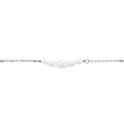 Histoire d'Or Bracelet Blaine Argent Blanc Perle De Culture