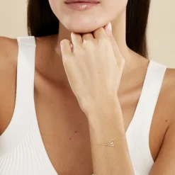 Histoire d'Or Bracelet Blasi Or Jaune Oxyde De Zirconium