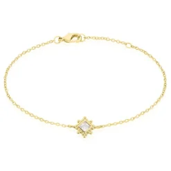 Histoire d'Or Bracelet Bobbie Plaqué Or Jaune Oxyde De Zirconium