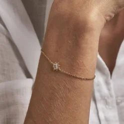 Histoire d'Or Bracelet Bobbie Plaqué Or Jaune Oxyde De Zirconium